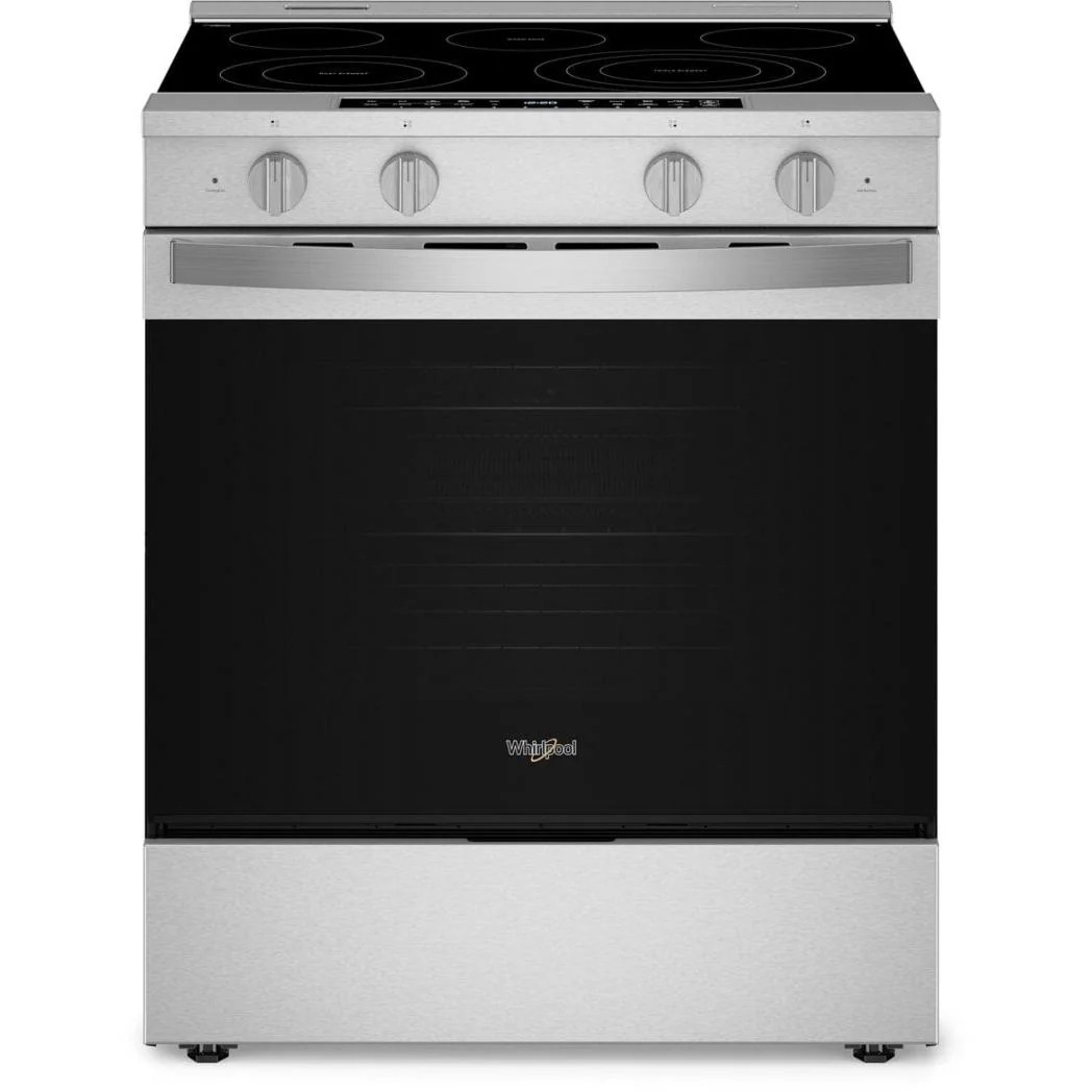 Whirlpool 30" Electric Smart Range w/Air Cooking Technology, No Preheat Air Fry, High Speed Preheat Oven, WipeClean Coating & Steam/Self Clean