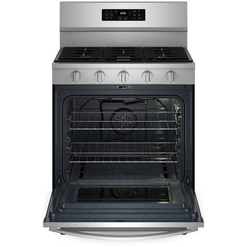 Whirlpool 30 in. 5 Burners Freestanding Gas Range in Fingerprint Resistant Stainless Steel w/Air Cooking Technology - Image 3