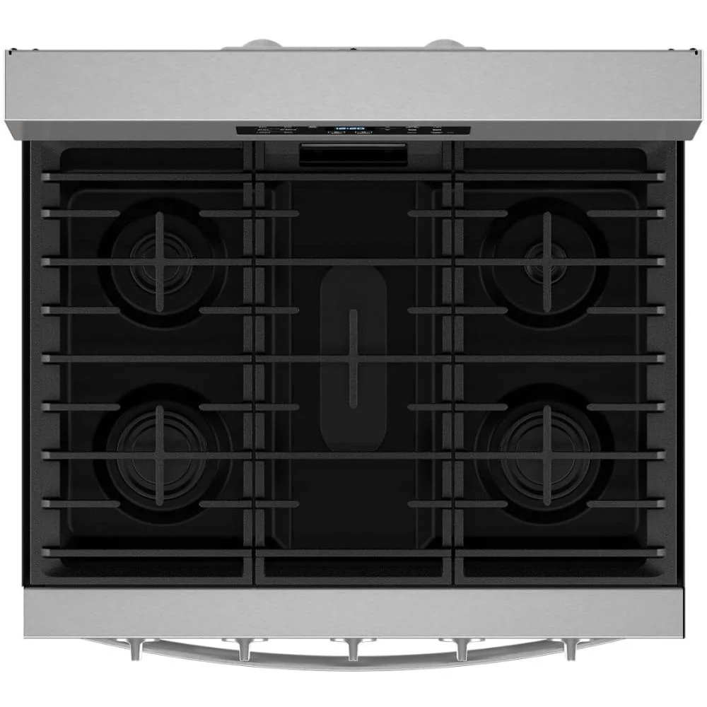 Whirlpool 30 in. 5 Burners Freestanding Gas Range in Fingerprint Resistant Stainless Steel w/Air Cooking Technology - Image 4