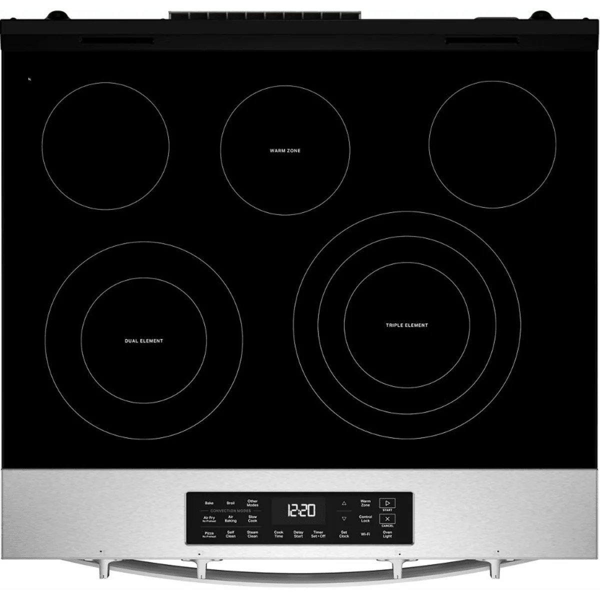 Whirlpool 30-inch Electric Smart Range with Air Cooking Technology - Fingerprint Resisitant Stainless Steel - Image 6
