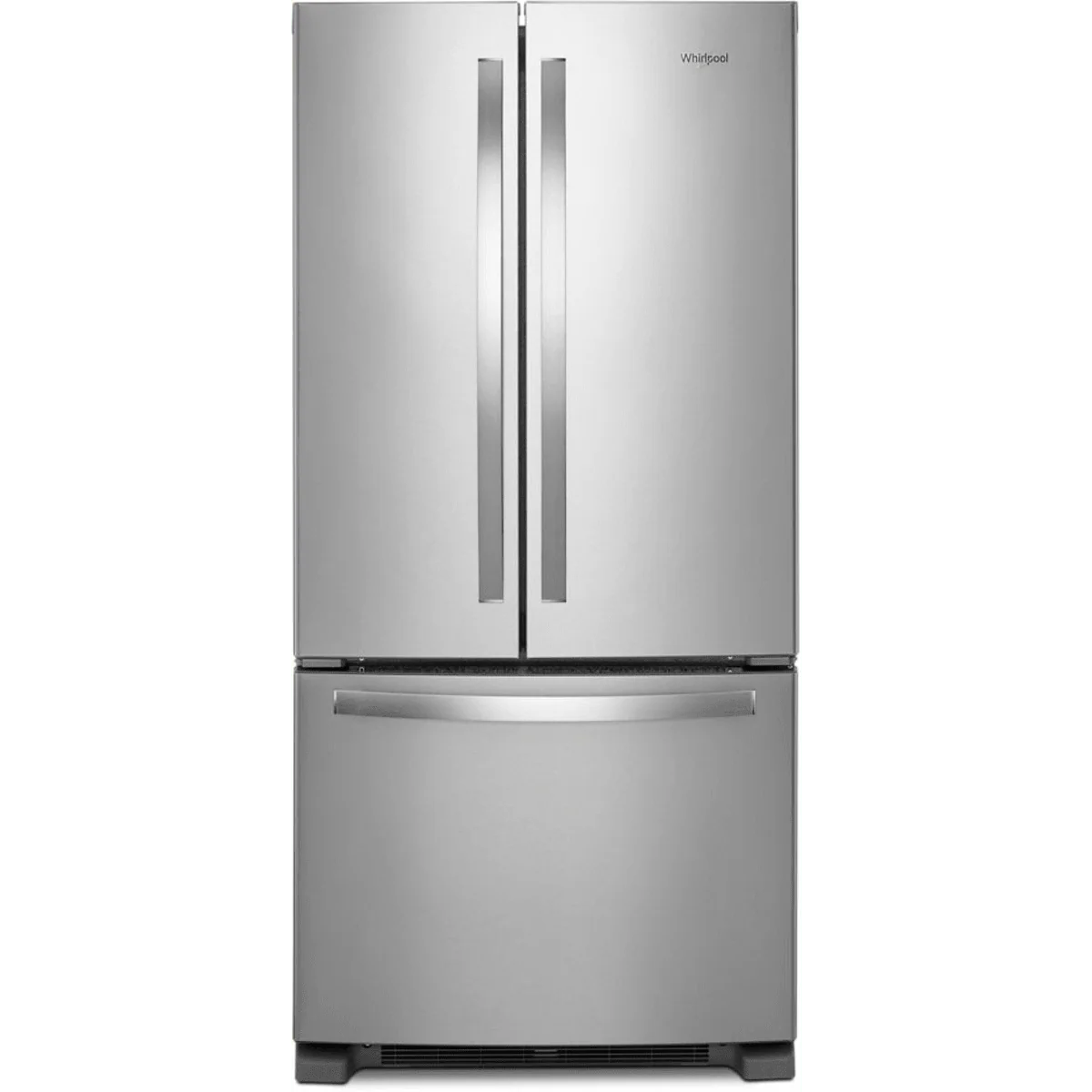 Whirlpool 33", 22 CuFt French Door Refrigerator in Fingerprint Resistant Stainless Steel