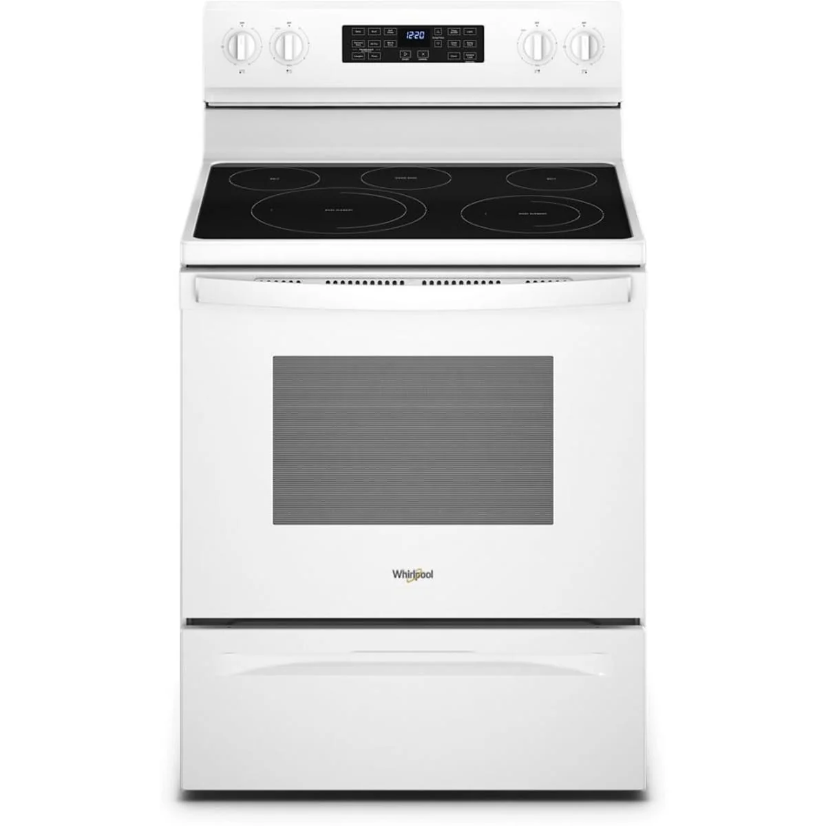 Whirlpool 5.3 Cu. Ft. Electric 5-in-1 Air Fry Oven in White