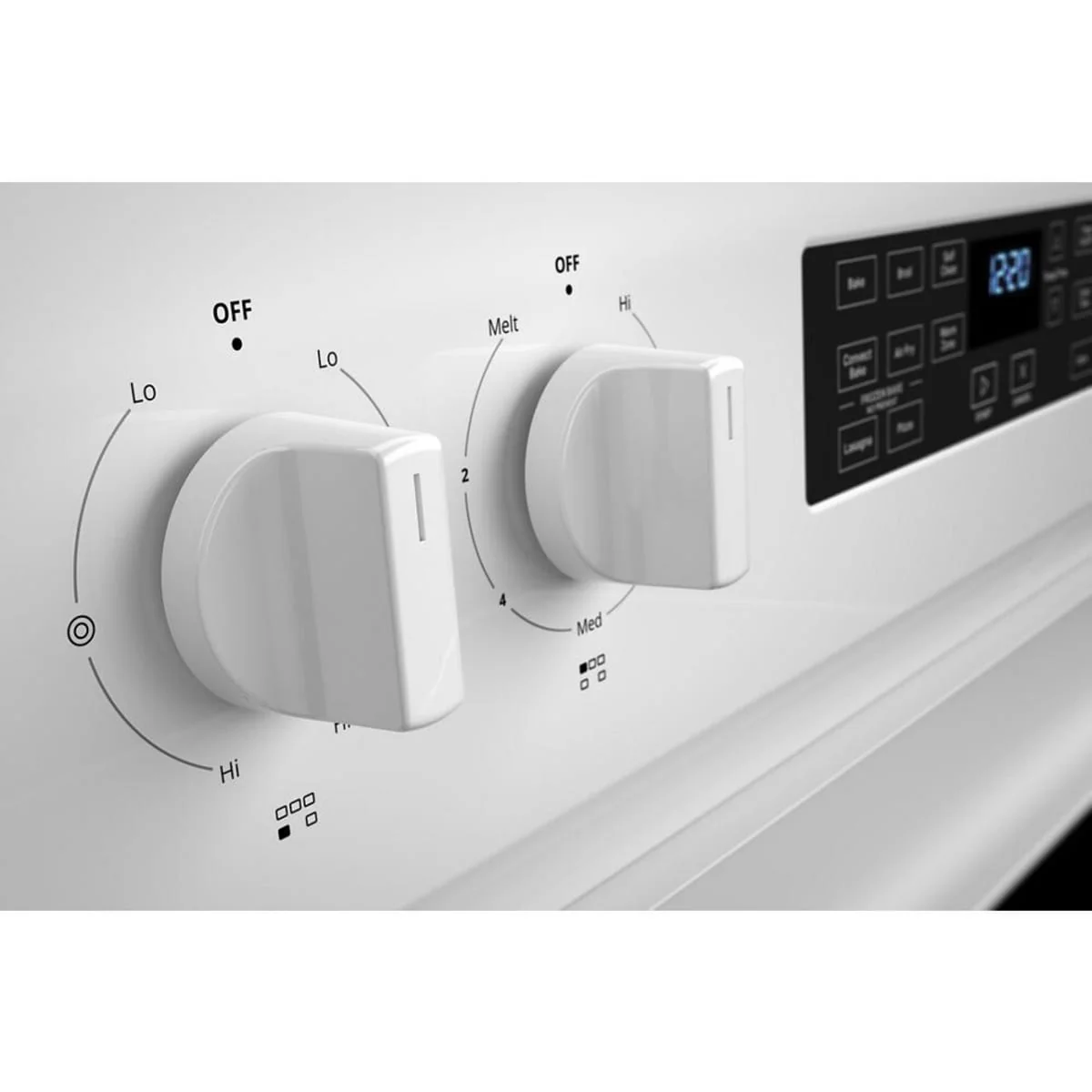 Whirlpool 5.3 Cu. Ft. Electric 5-in-1 Air Fry Oven in White - Image 4