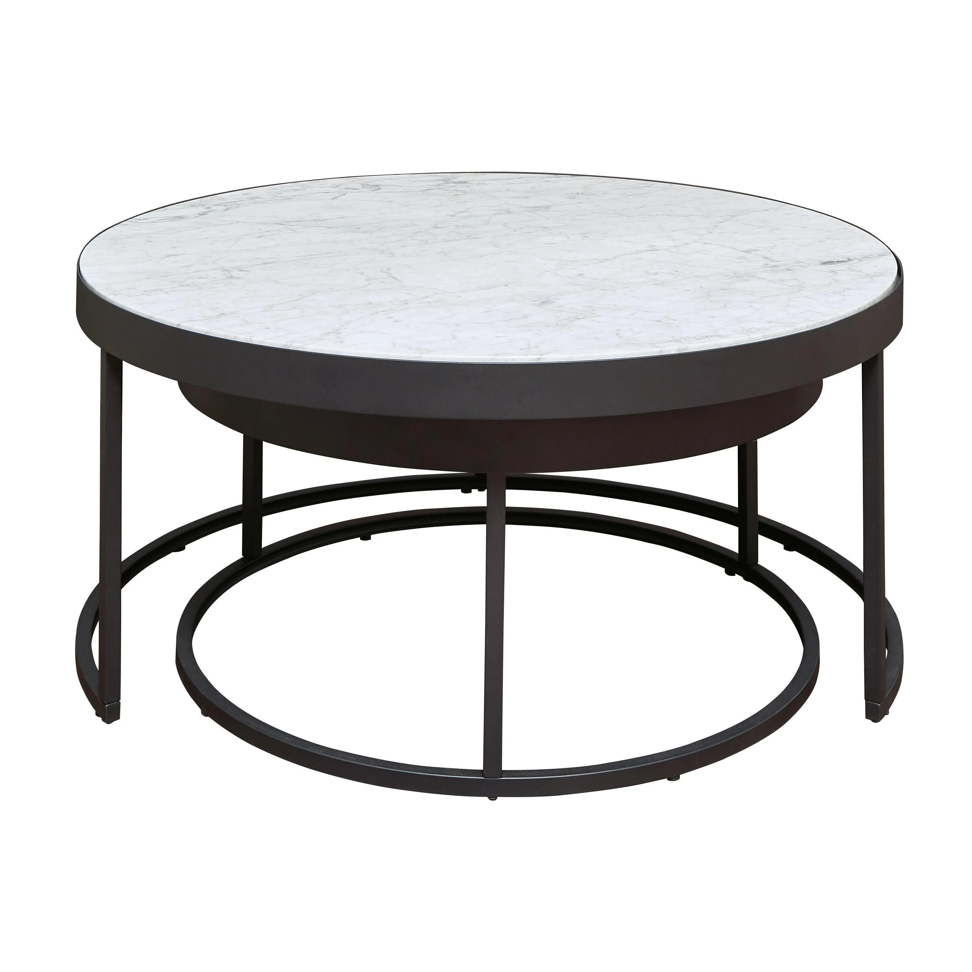 Windron - Black/white - Nesting Cocktail Tables (2/cn) - Image 3