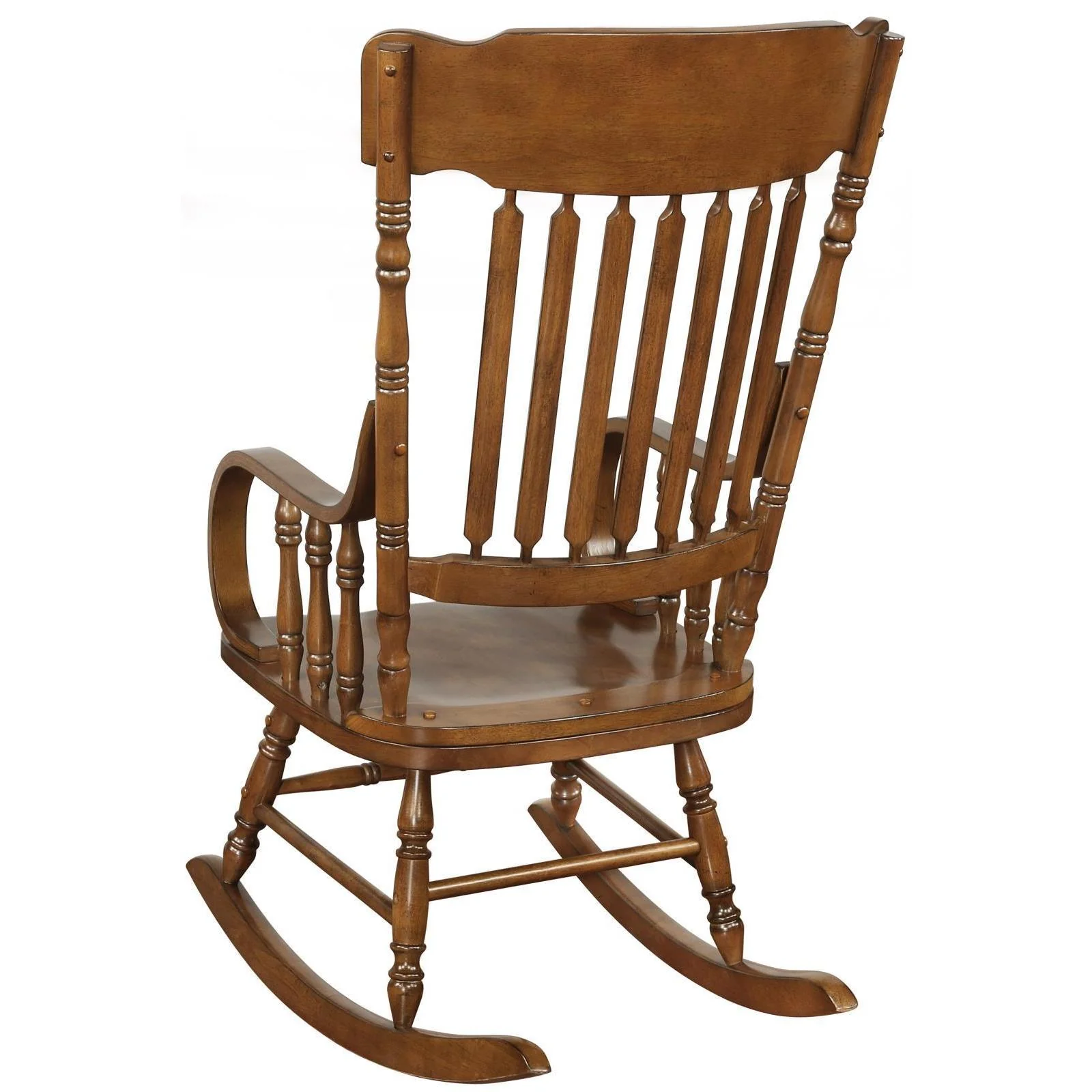 Windsor Back Rocking Chair - Brown - Image 3