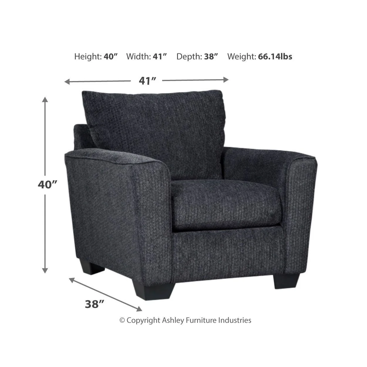 Wixon - Slate - Chair - Image 9