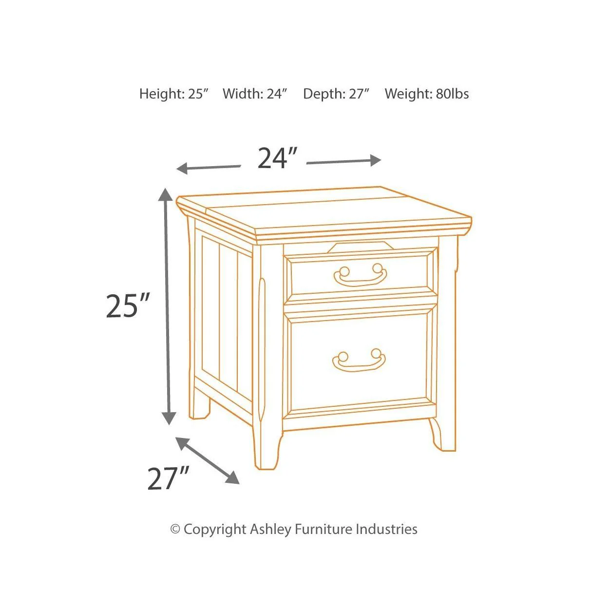 Woodboro - Dark Brown - Media End Table - Image 12