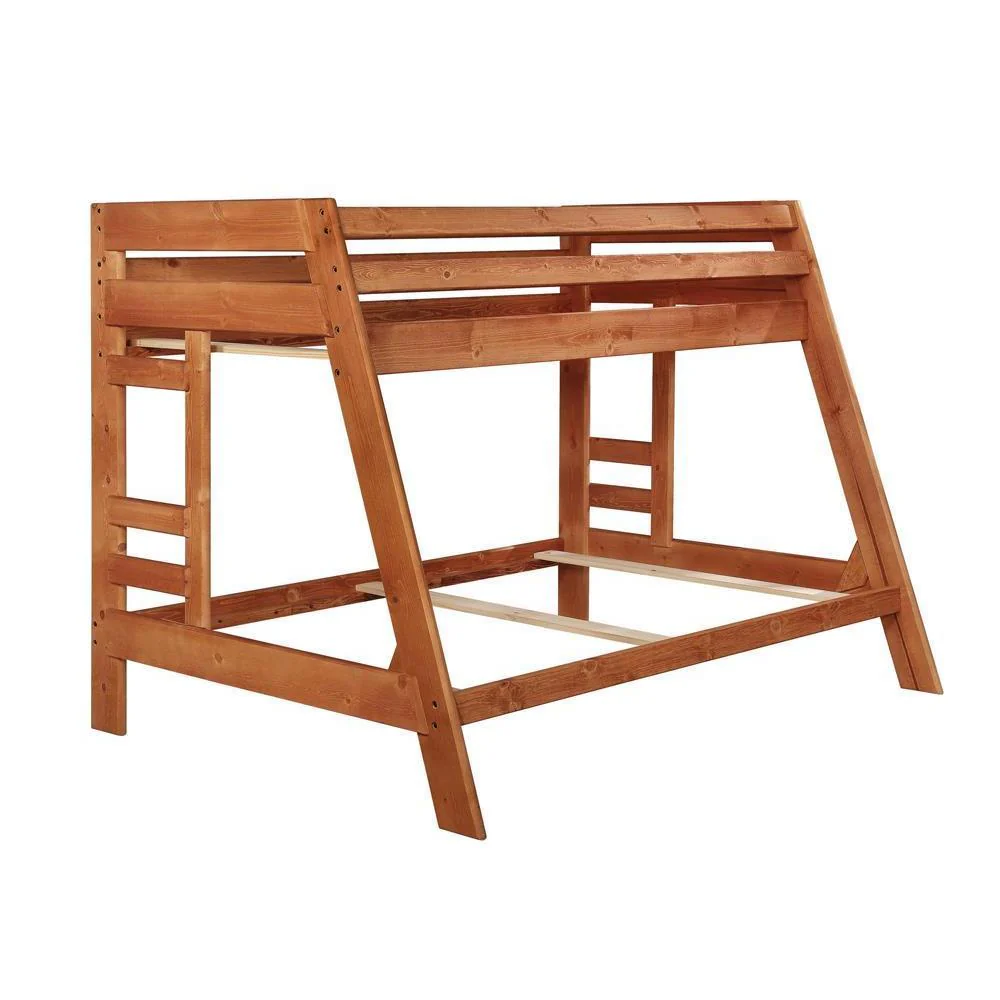 Wrangle Hill - Twin Over Full Bunk Bed - Light Brown - Image 3