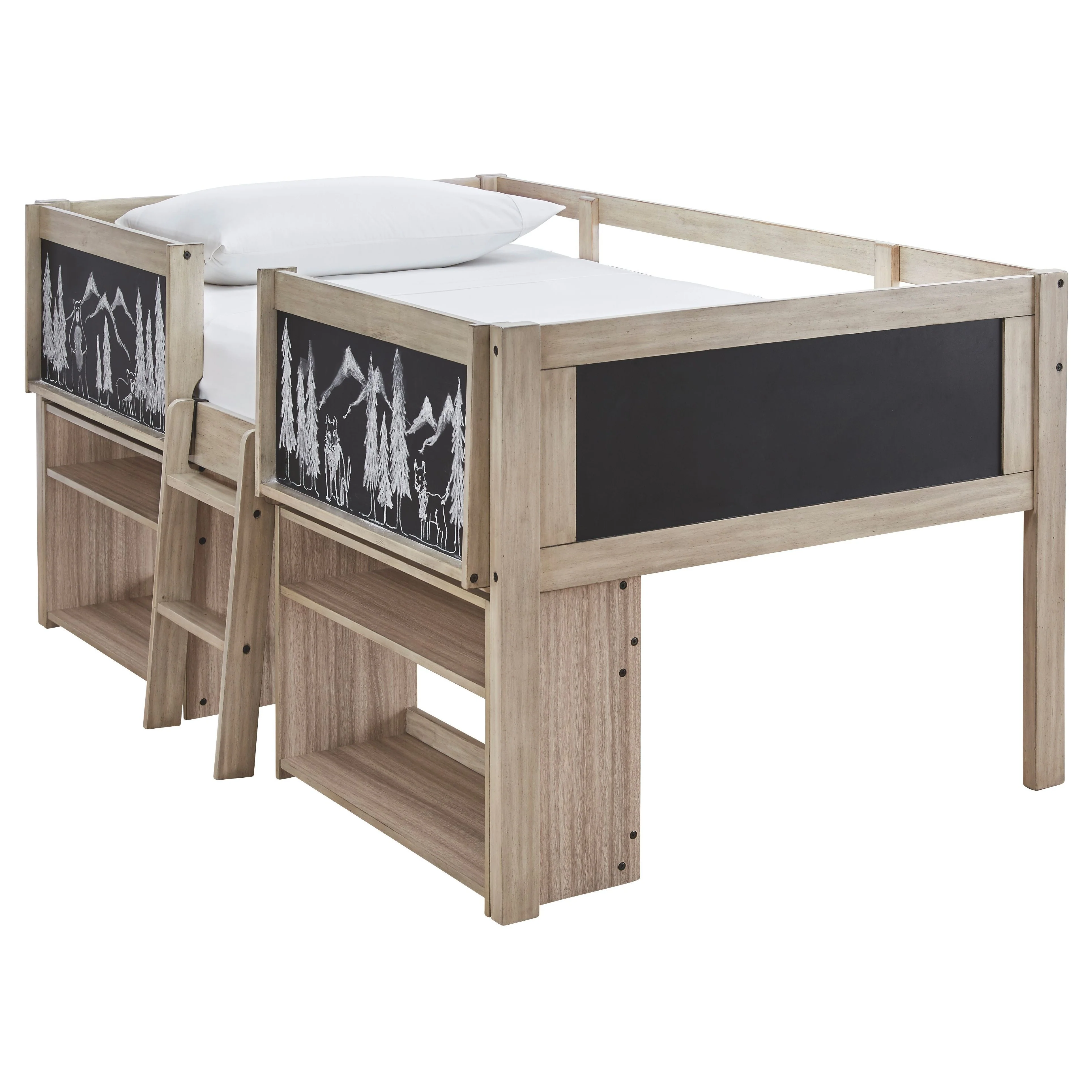 Wrenalyn - Brown / Beige - Under Bed Bookcase (2/cn)