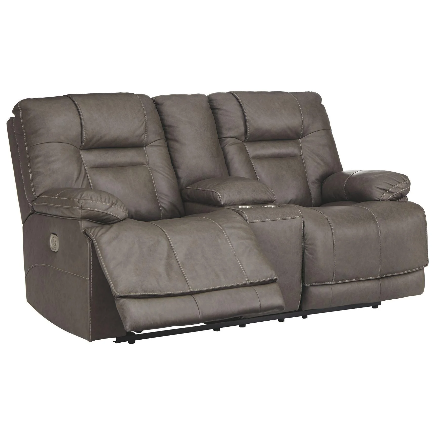 Wurstrow - Smoke - Pwr Rec Loveseat/con/adj Hdrst - Image 11