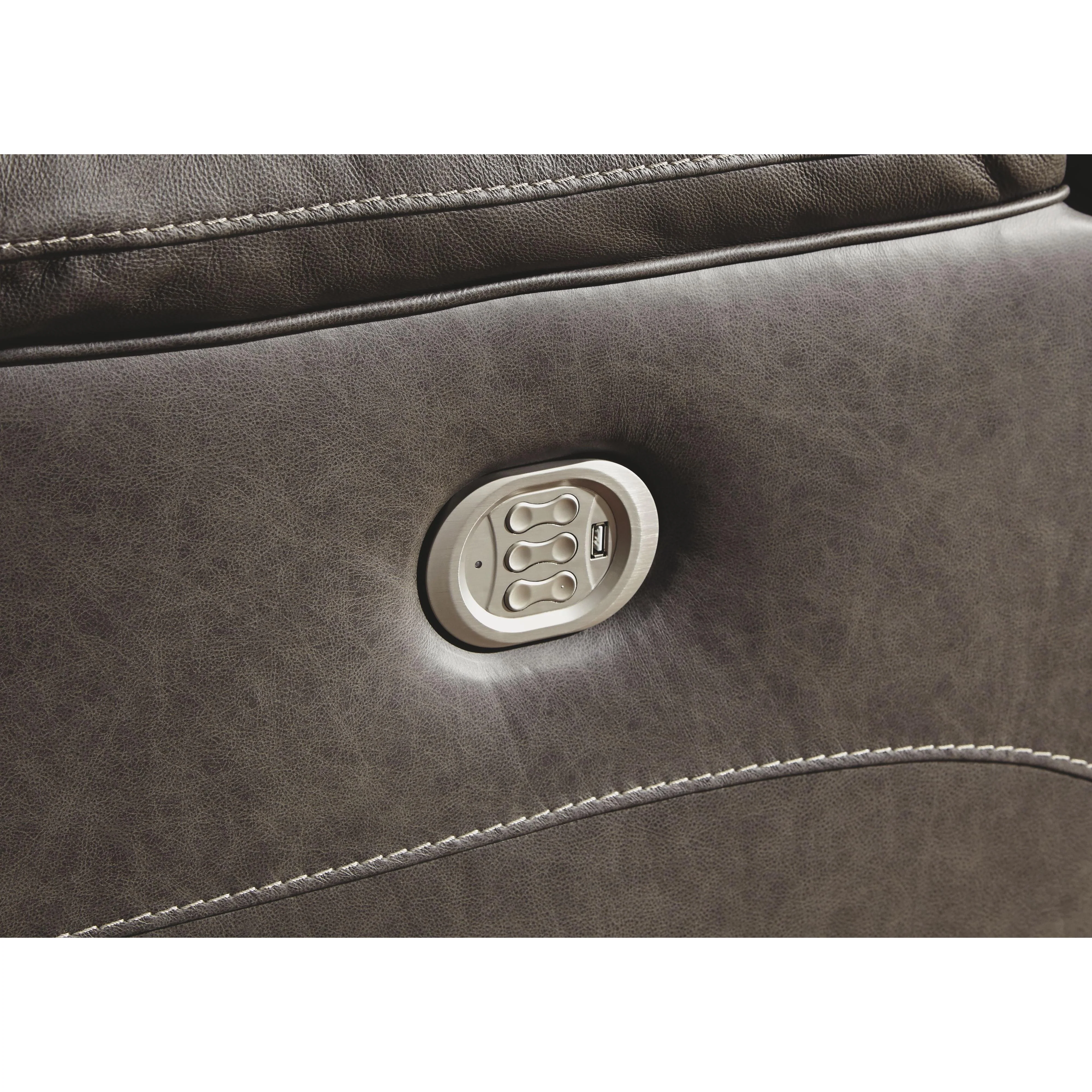Wurstrow - Smoke - Pwr Recliner/adj Headrest - Image 11