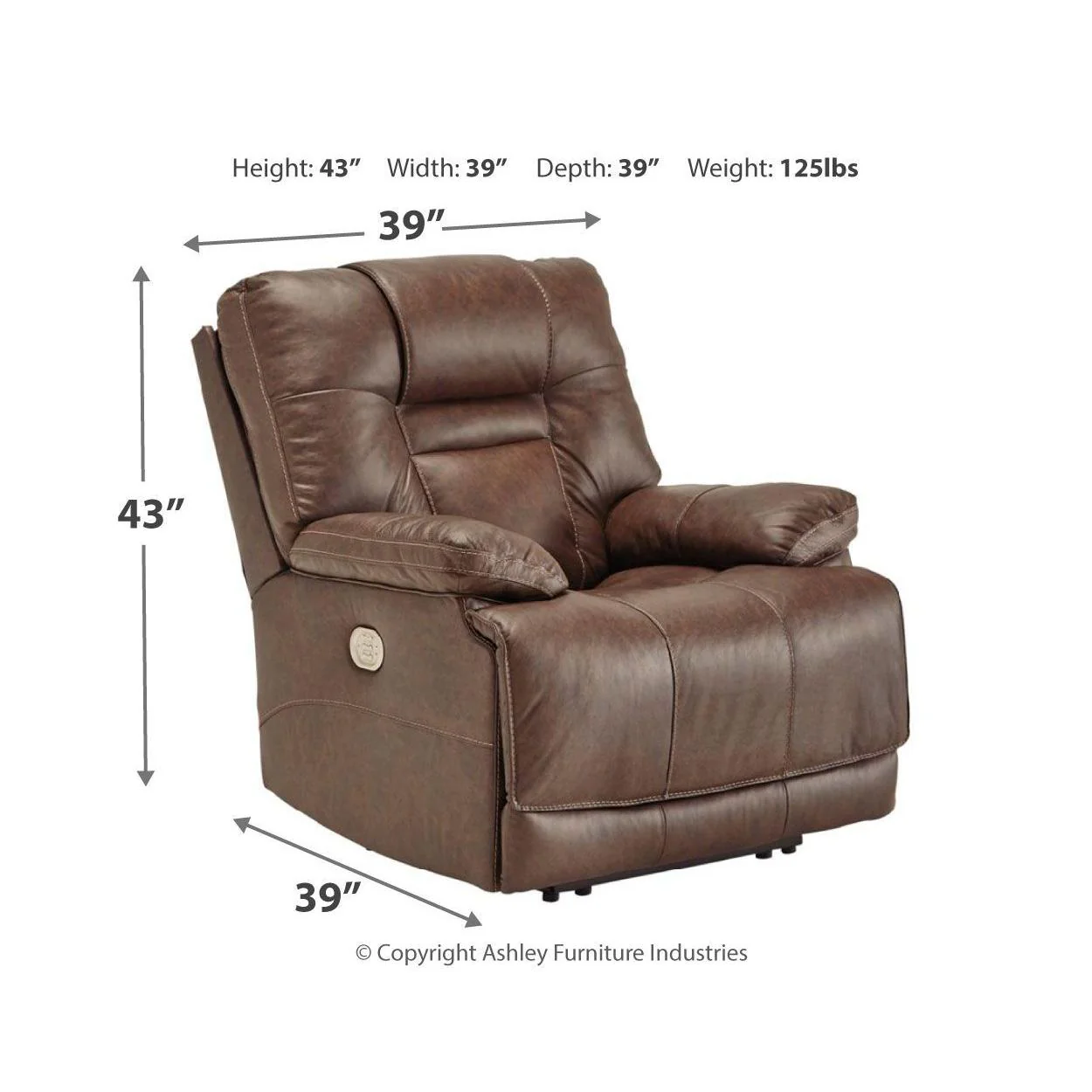 Wurstrow - Umber - Pwr Recliner/adj Headrest - Image 10