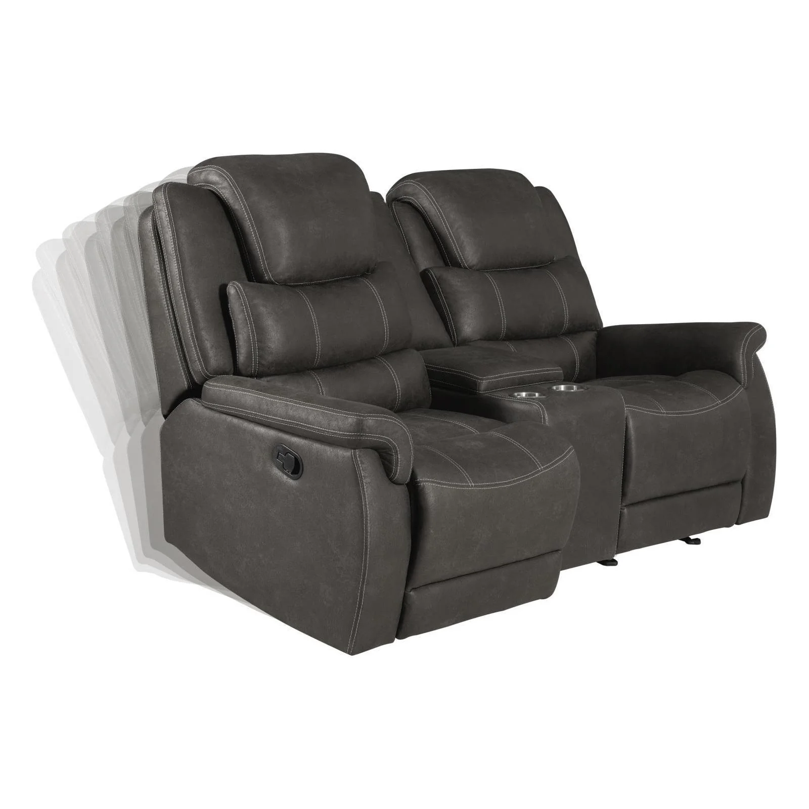 Wyatt - Reclining Loveseat - Gray - Image 2