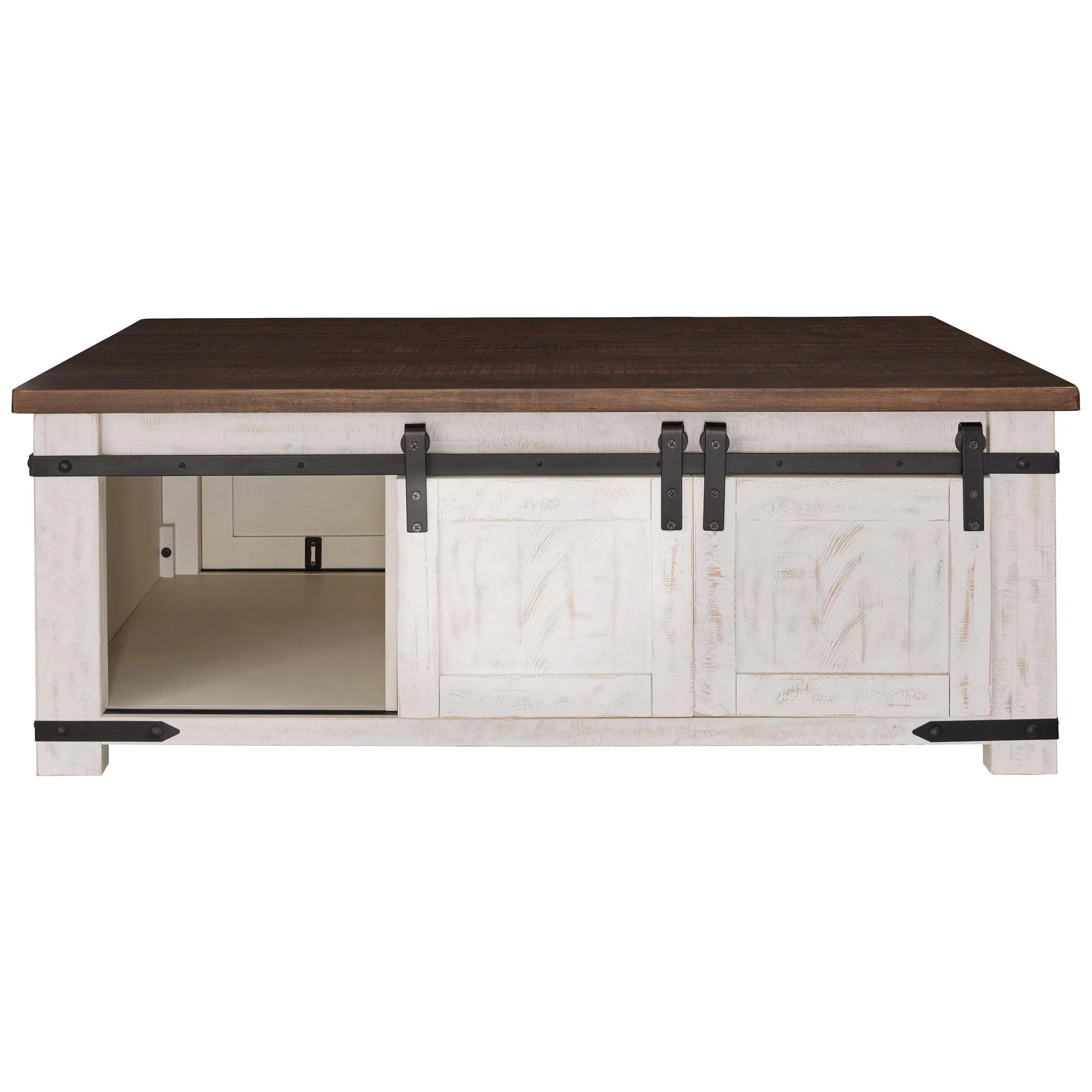 Wystfield - White/brown - Rectangular Cocktail Table - Image 3