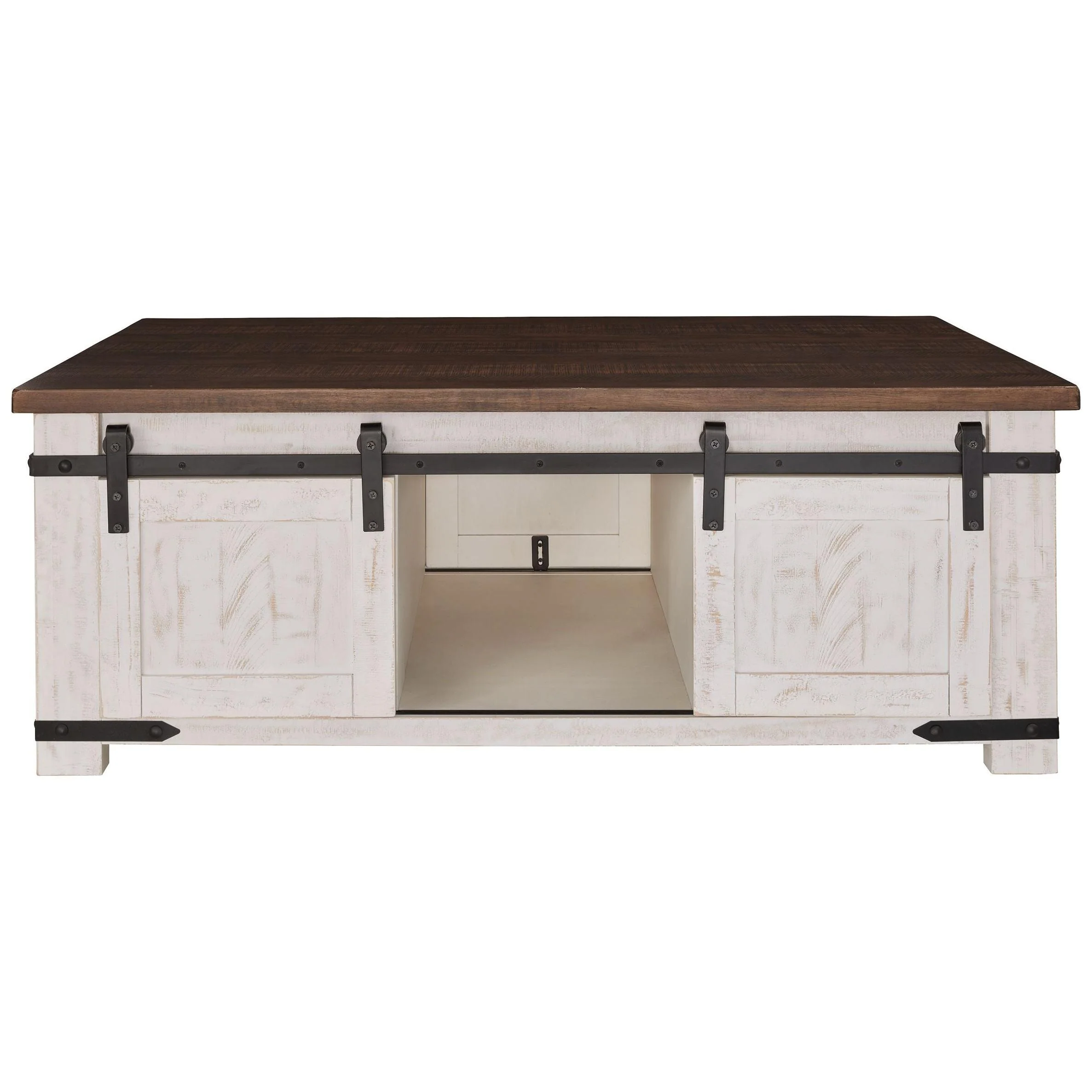 Wystfield - White/brown - Rectangular Cocktail Table - Image 4