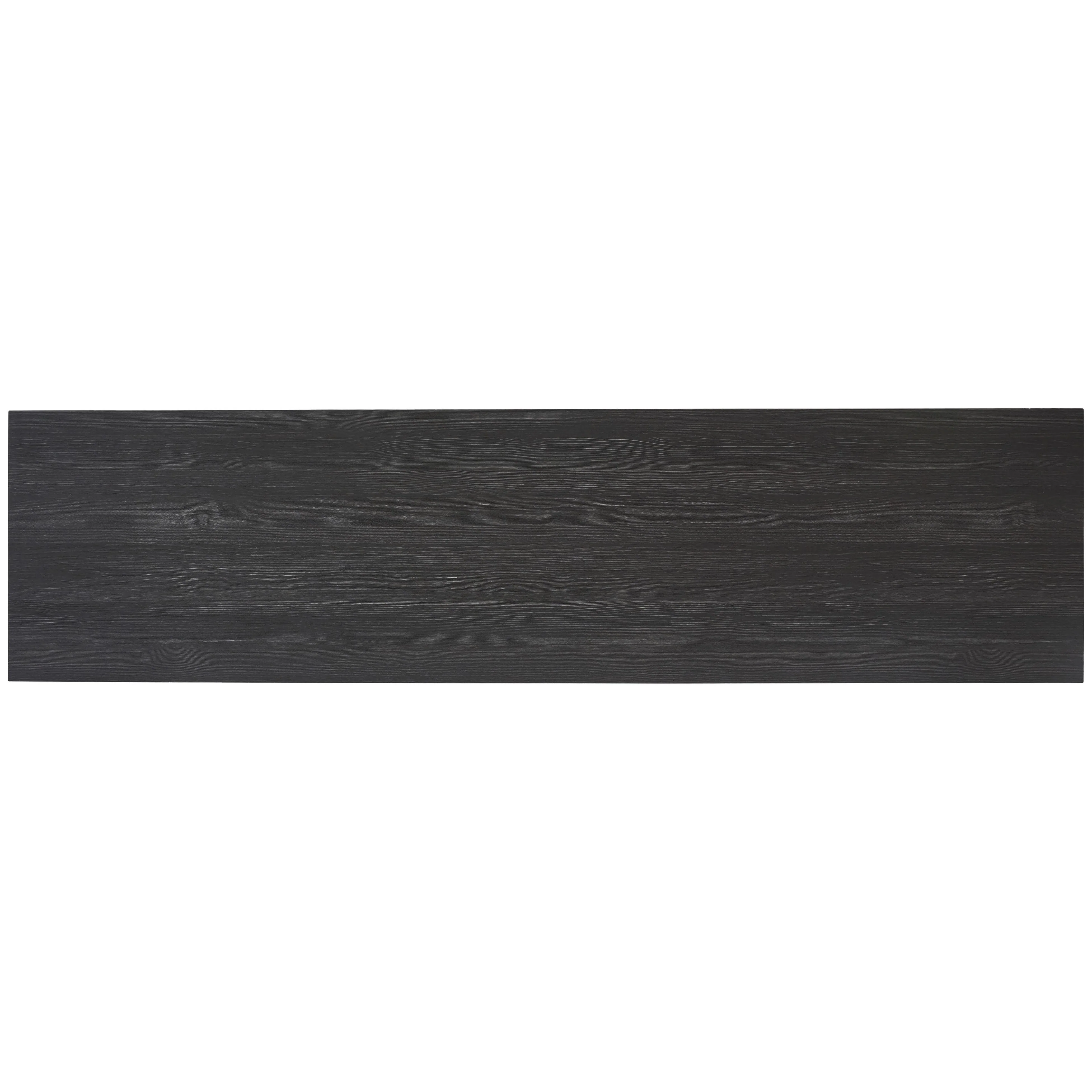 Yarlow - Black - Extra Large Tv Stand - Goldtone Metal Base - Image 5