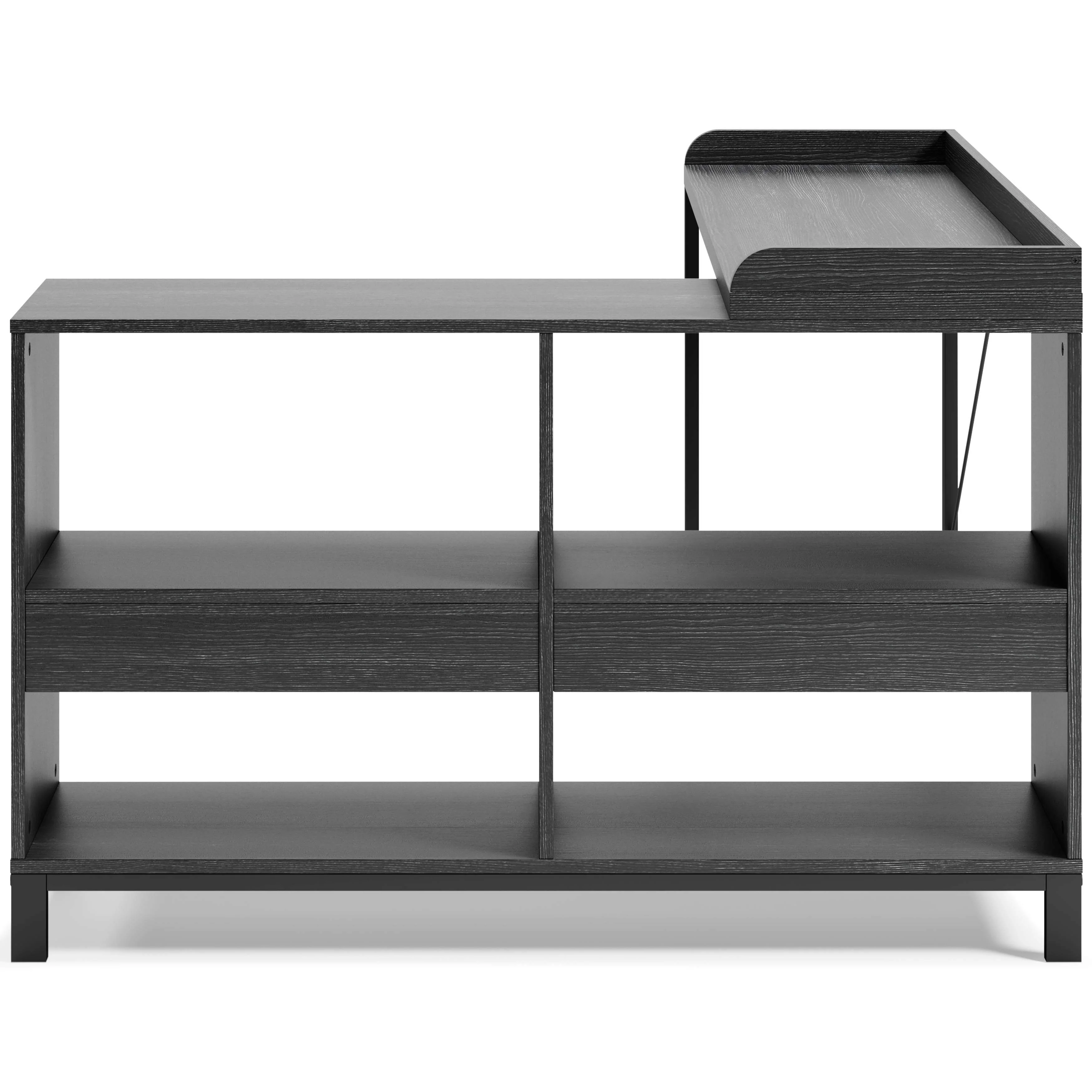 Yarlow - Black - L-desk - Image 7