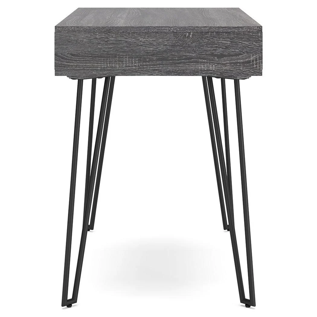 Yarlow - Gray - Bench With 3 Open Storages - Image 5