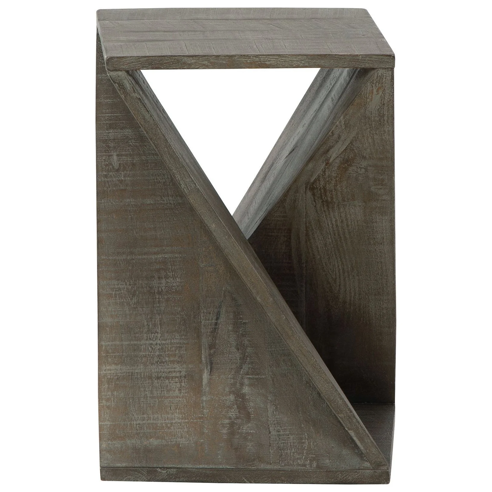 Zalemont - Distressed Gray - Accent Table - Image 4