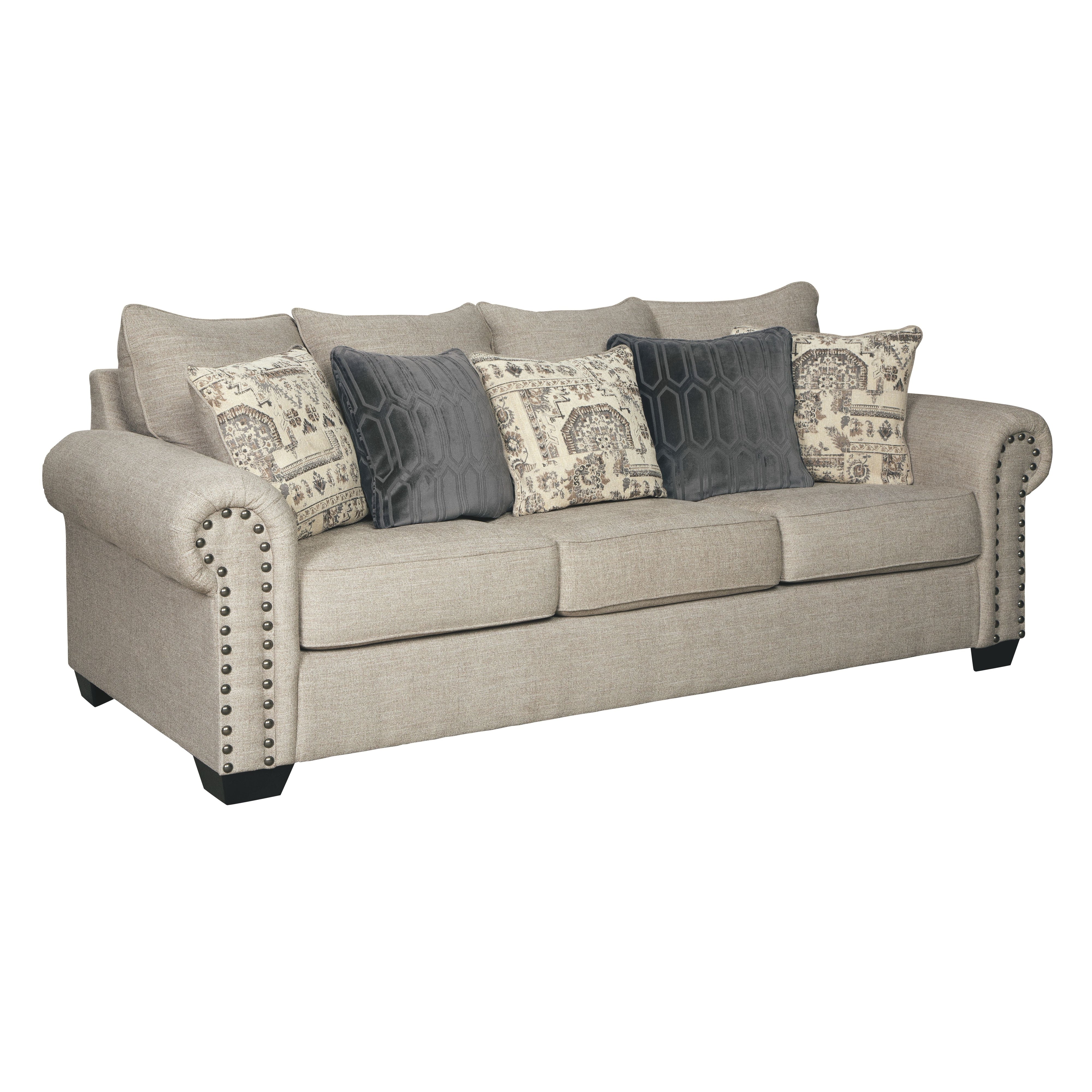 Ashley Zarina Queen Sofa Sleeper in Jute - Image 18