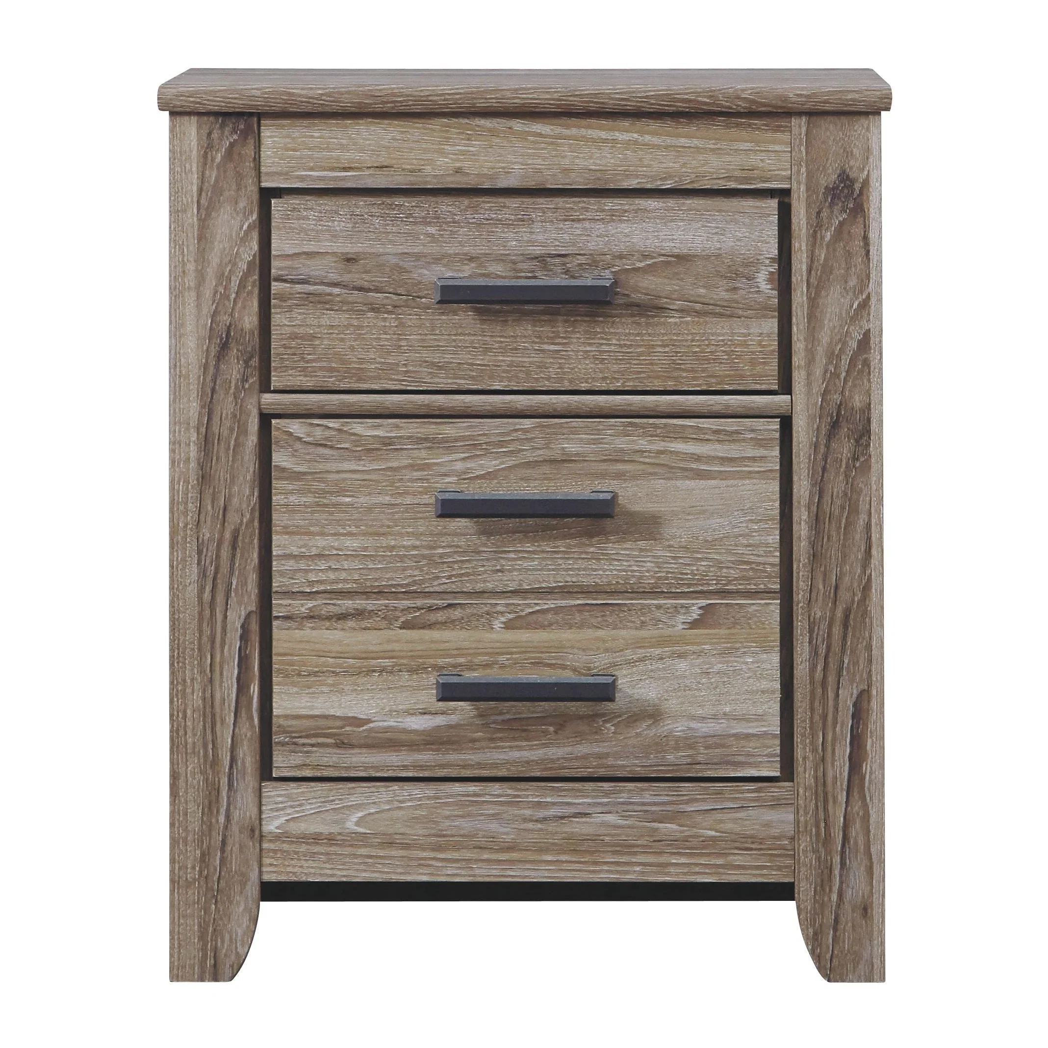 Zelen - Warm Gray - Two Drawer Night Stand - Image 5