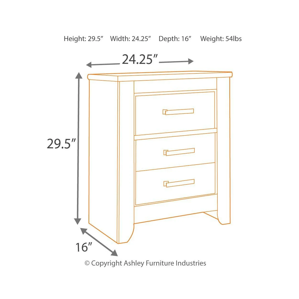 Zelen - Warm Gray - Two Drawer Night Stand - Image 9